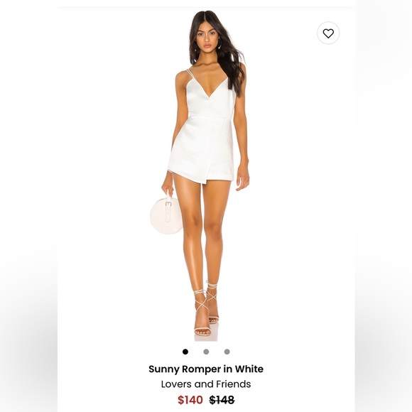 Lovers + Friends White Skort - Picture 1 of 3